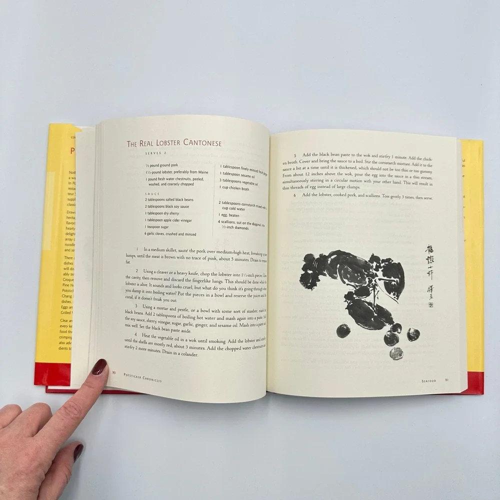 Potsticker Chronicles Berman 2004 Hardcover First Edition Wiley Chinese‎ Food DJ